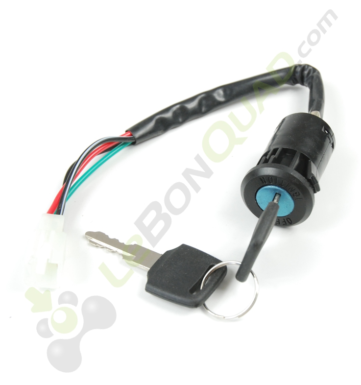 Contacteur clé fiche femelle 4 broches pour Quad
