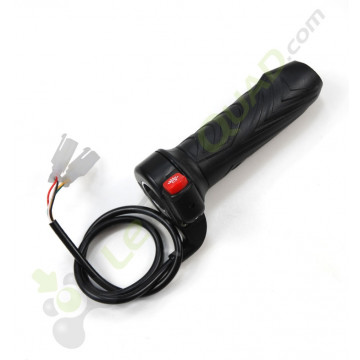 Commande d'accélérateur avec bouton de phare de quad électrique