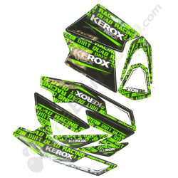 Kit décoration KEROX ROCK VERT de pocket quad