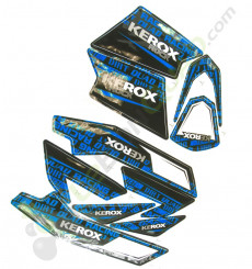 Kit décoration KEROX ROCK BLEU de pocket quad