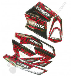 Kit décoration KEROX ROCK ROUGE de pocket quad