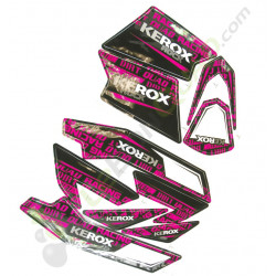 Kit décoration KEROX ROCK ROSE de pocket quad