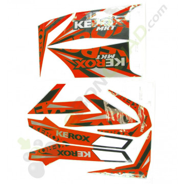 Kit décoration KEROX MKT ROUGE de quad enfant