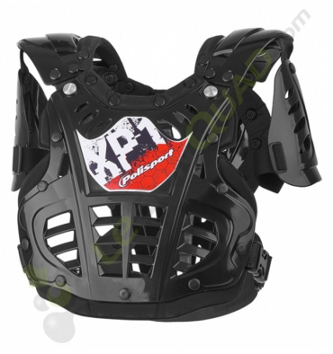 Plastron enfant POLISPORT XP1 NOIR