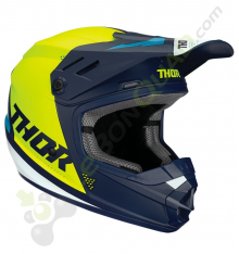 Casque THOR Sector taille L JAUNE / BLEU
