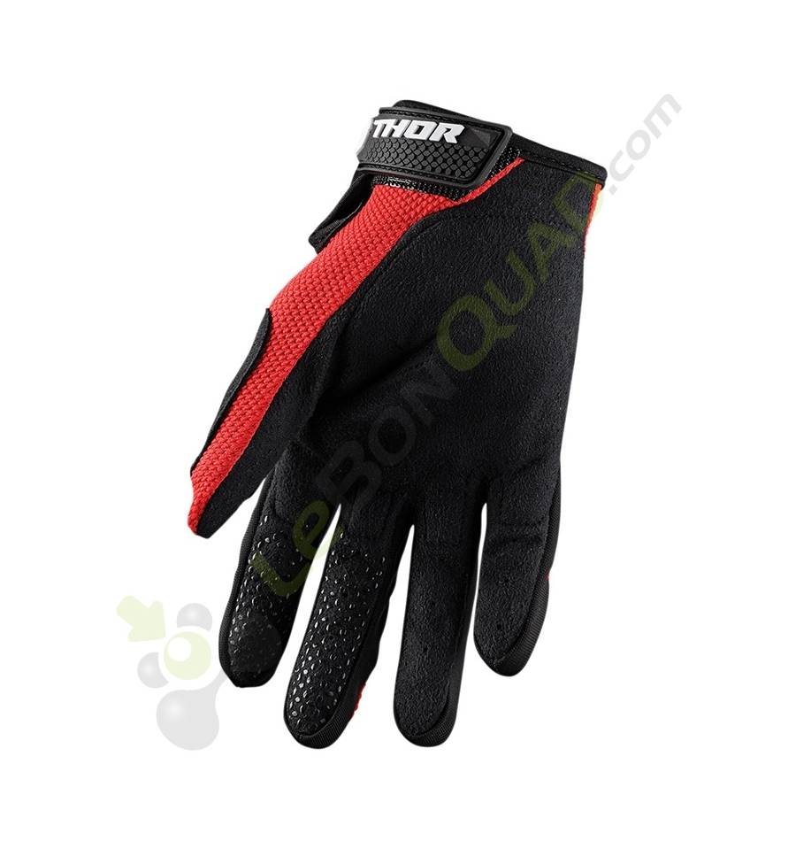 Gants Enfant Alpinestars Full Bore V2 Bright Rouge Noir - Gants Cross