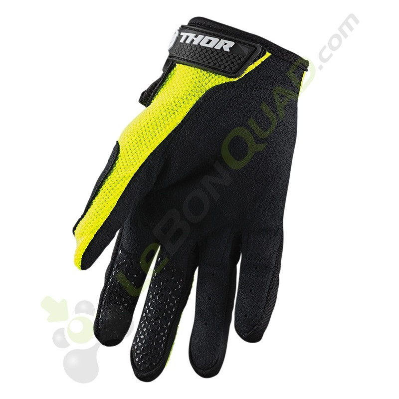 Gants enfant THOR Sector taille YS JAUNE FLUO