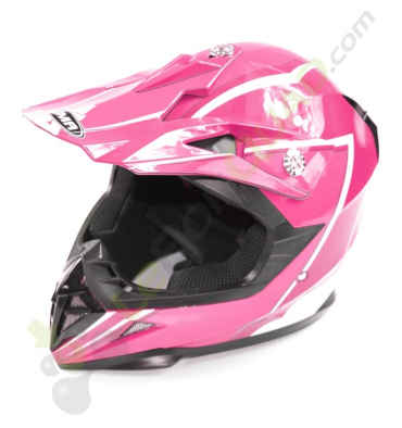 Casque moto enfant YEMA ROSE taille YS