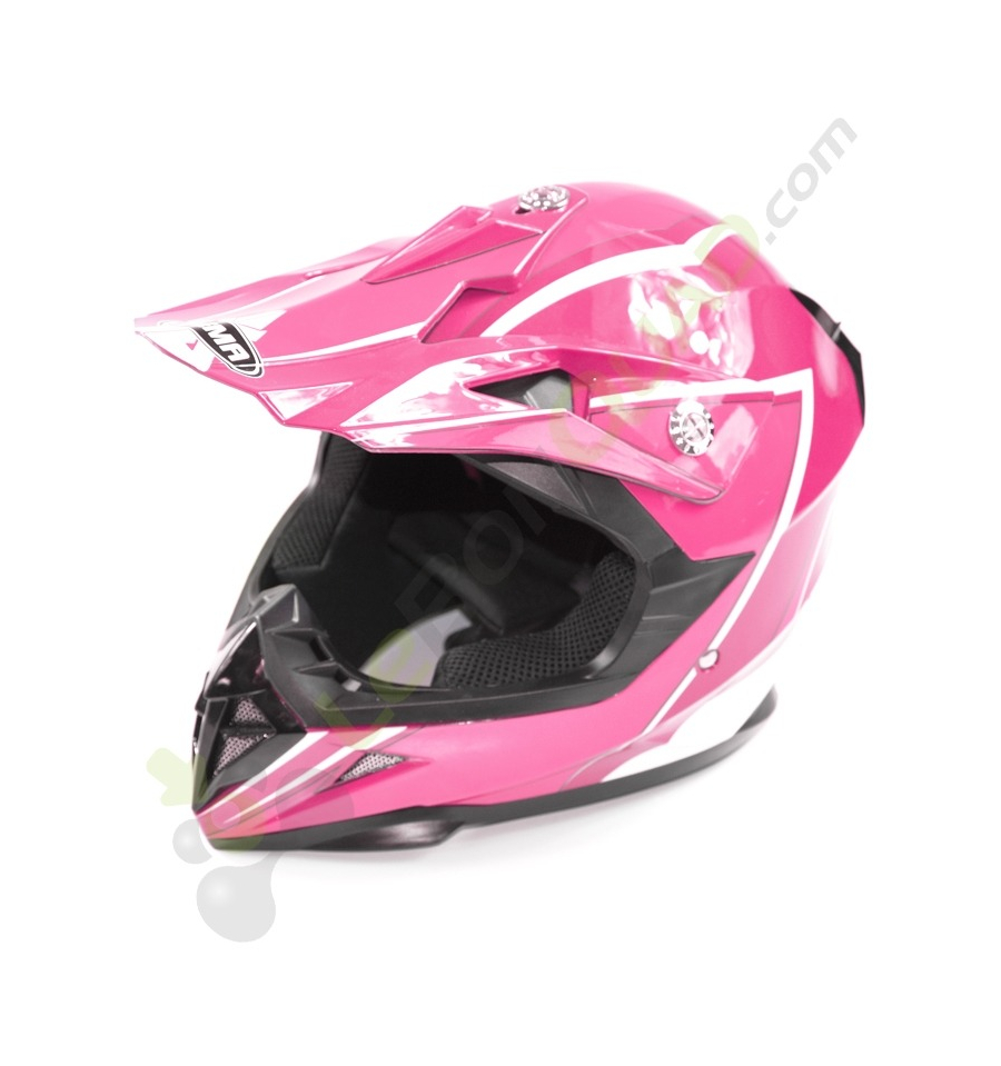 Casque moto enfant YEMA ROSE taille YS