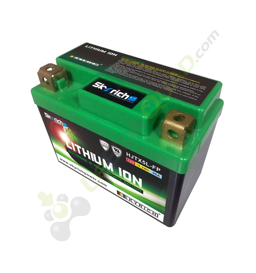 Batterie Lithium Ion SKYRICH HJTX5L-FP pour quad et moto enfant