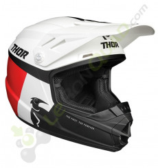 Casque enfant THOR Sector Racer taille YS BLANC