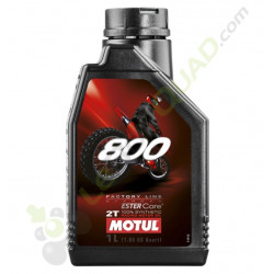 Huile moteur MOTUL 800 2T FACTORY LINE RACING 1 Litre