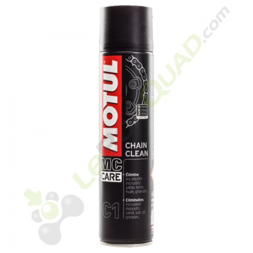 Nettoyant chaine de 400ml MOTUL CHAIN CLEAN pour Quad et moto enfant