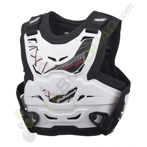 Plastron POLISPORT phantom mini BLANC Plastron POLISPORT phantom mini BLANC
