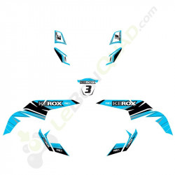 Kit déco KEROX REX BLEU de Quad pocket