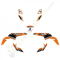 Kit déco KEROX REX ORANGE de Quad pocket