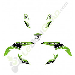 Kit déco KEROX REX VERT de Quad pocket