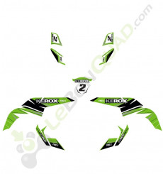 Kit déco KEROX REX VERT de Quad pocket