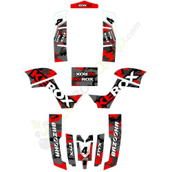 Kit décoration KEROX Bazooka rouge quad enfant