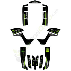 Kit décoration KEROX Bazooka Monster Energy quad enfant