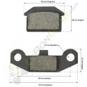 Plaquettes de frein modèle 9 - 04111 pour quad 110 et quad 125