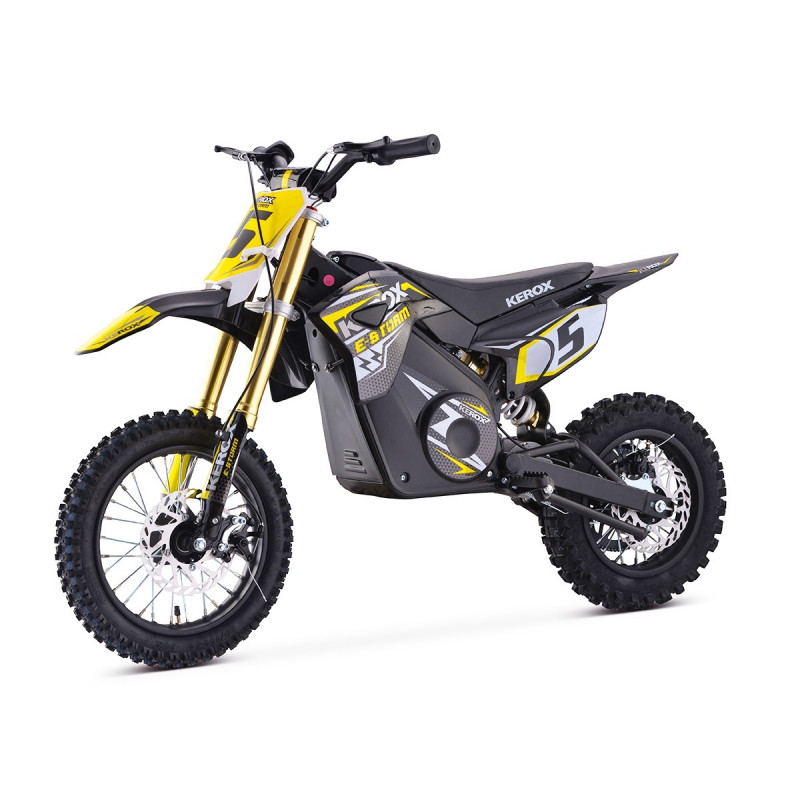 Pit Bike électrique KEROX E-STORM JAUNE
