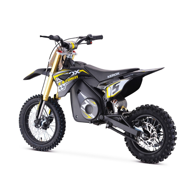 Pit Bike électrique KEROX E-STORM JAUNE