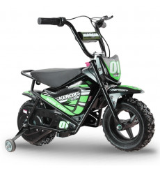 Moto électrique 250W enfant KEROX E-Fat kids VERT