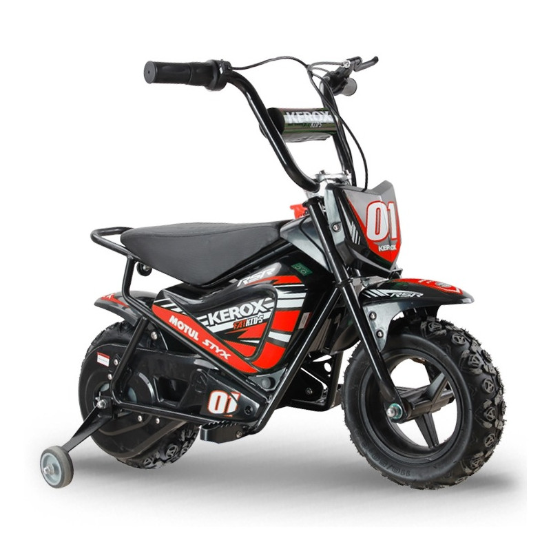 Moto électrique 250W enfant KEROX E-Fat kids ROUGE