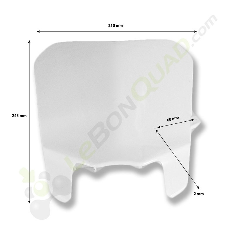 Plaque avant de moto électrique enfant E-STORM