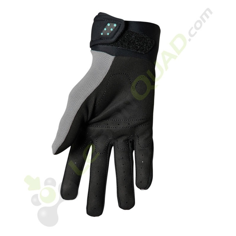 Gants THOR SPECTRUM GRIS/NOIR/MENTHE taille M