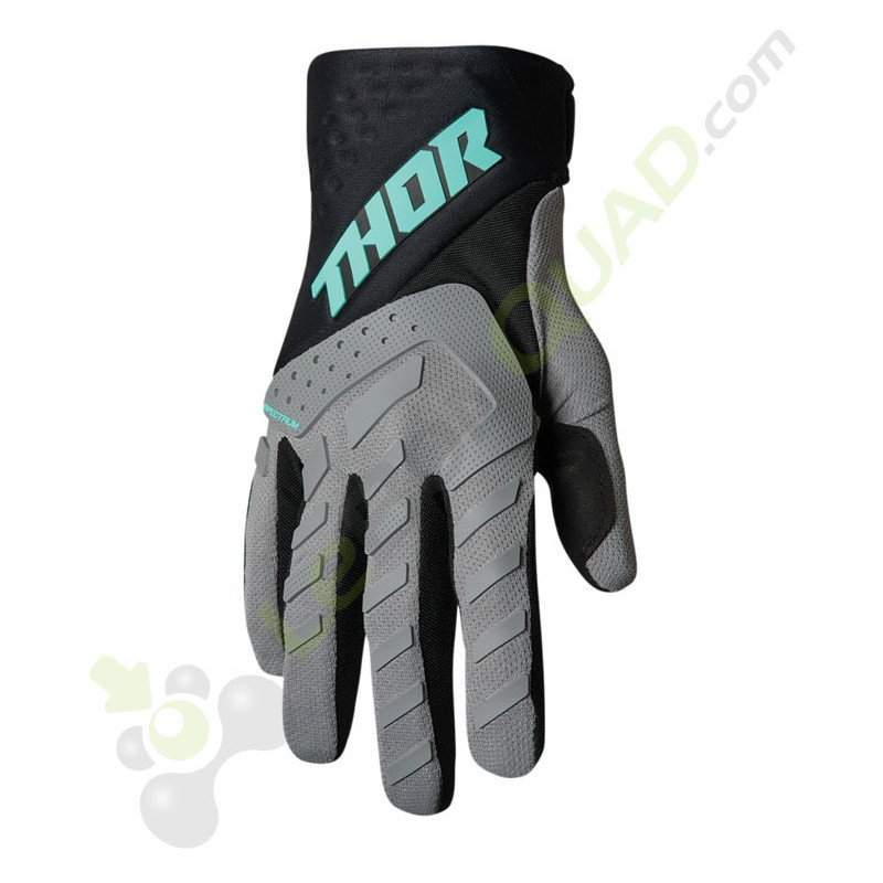 Gants THOR SPECTRUM GRIS/NOIR/MENTHE taille L