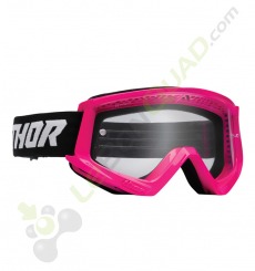 Masque enfant THOR COMBAT RACER ROSE FLUO/NOIR