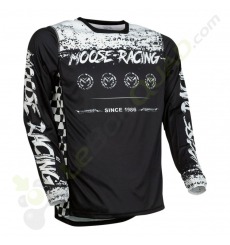 Maillot MOOSE RACING M1 NOIR/BLANC taille S
