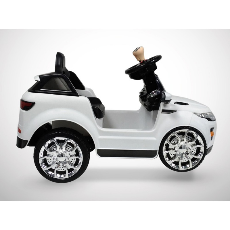 Voiture électrique 50W enfant KINGTOYS Lander - Blanc