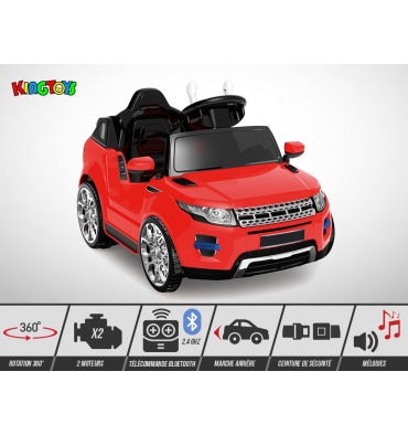 Voiture électrique enfant 50W - KINGTOYS Lander Rouge