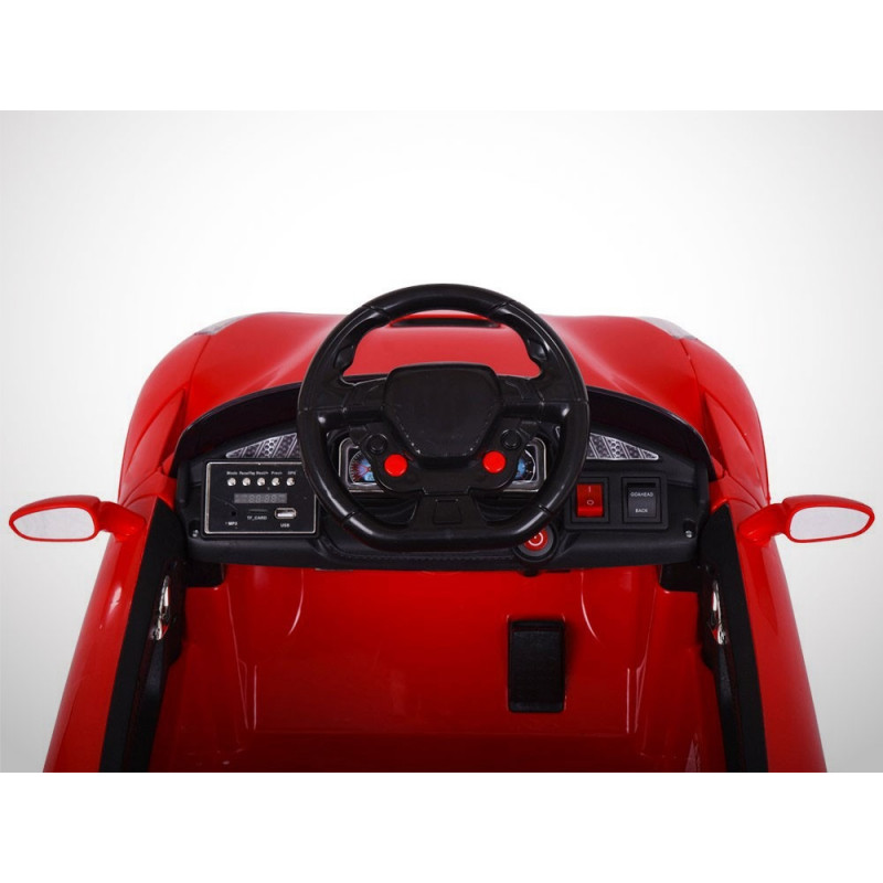 Voiture électrique 50W enfant KINGTOYS Roadster F16 Rouge