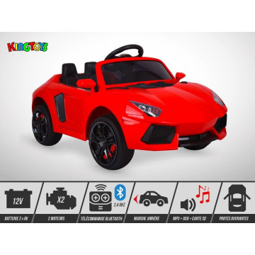 Voiture électrique 50W enfant KINGTOYS Lambo Rouge