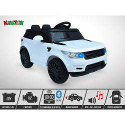 Voiture électrique 50W enfant KINGTOYS Ranger - Blanc