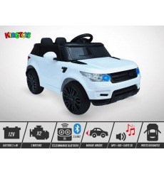 Voiture électrique enfant 50W - KINGTOYS Ranger - Blanc