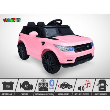 Voiture électrique 50W enfant KINGTOYS Ranger Rose