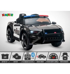 Voiture électrique enfant 12V  Mustang Police - KINGTOYS
