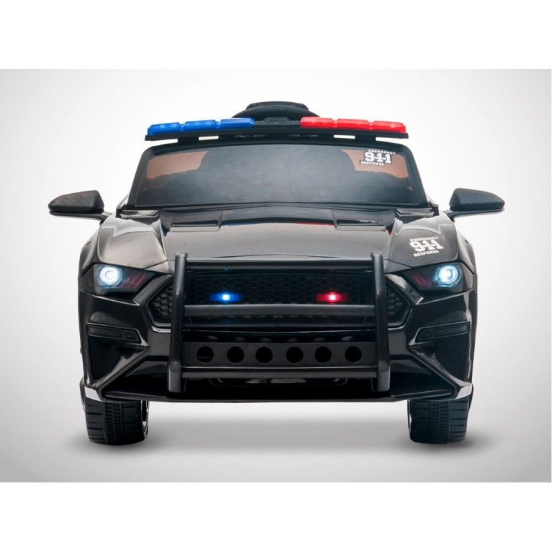 Voiture électrique 60W enfant KINGTOYS Mustang Police