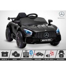 Voiture électrique 40W enfant KINGTOYS Mercedes GT-R AMG - Noir