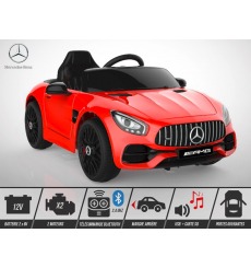 Voiture électrique enfant 12V - 40W - KINGTOYS Mercedes GT AMG Rouge