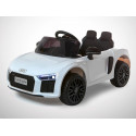 Voiture électrique 40W enfant KINGTOYS Audi R8 SPYDER - Blanc Voiture électrique 40W enfant KINGTOYS Audi R8 SPYDER - Blanc