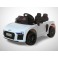 Voiture électrique 40W enfant KINGTOYS Audi R8 SPYDER - Blanc