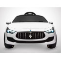 Voiture électrique 50W enfant KINGTOYS Maserati Ghibli - Blanc Voiture électrique 50W enfant KINGTOYS Maserati Ghibli - Blanc