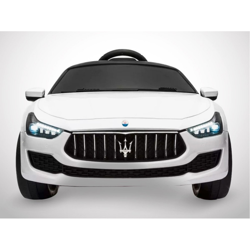 Voiture électrique 50W enfant KINGTOYS Maserati Ghibli - Blanc