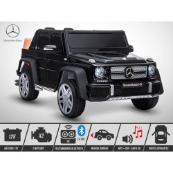 Voiture électrique 50W enfant KINGTOYS - Mercedes G650 MAYBACH - Noir